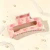 Pinzas para el Cabello Estampadas Transfronterizas, Pinzas de Tiburón, Elegantes Pinzas de Garra con Estampado de Leopardo, Accesorios para el Cabello de Verano de Gama Alta, Venta al por Mayor