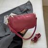 Bolso de Mano Pequeño de Moda para Mujer 2026 Nuevo Estilo Diseño Francés de Nicho Bolso de Hombro Sencillo Bolso Cruzado Pequeño Elegante