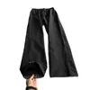 Pantalones casuales para hombre con diseño de cuadros patchwork, holgados y fluidos, pantalones rectos versátiles, cintura elástica nueva, pantalones largos sencillos
