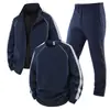 Conjunto de Algodão Puro de Tamanho Grande 2026, Conjunto Cardigan para Esportes ao Ar Livre e Lazer de Primavera e Outono, Conjunto de Três Peças de Moletom Confortável e Respirável