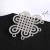 Nuevo Elemento Mongol Completamente Incrustado de Diamantes Nudo Auspicioso Mongol Accesorios Artesanía Tradicional Incrustada de Diamantes Fabricante de Accesorios de Moda Mayorista