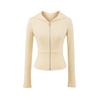 Conjunto de Sudadera con Capucha y Chaqueta de Manga Larga Ajustado Corto para Chica Caliente con Pantalones Casuales de Cintura Alta que Cubren la Cadera y Ligeramente Acampanados para Mujer