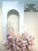Flor de Casamento Criativa Flor Rosa de Casamento Fileira de Flores Arranjo de Flores de Chão Salão de Casamento Decoração de Arte Floral Pronta
