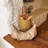 Bolsa transversal Ruien de estilo casual e descontraído com design de chifre para mulheres, nova coleção outono 2026, apresentando um design solto e confortável em formato de bolinho