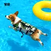 Venda Quente de Verão Transfronteiriça Suprimentos para Pets Colete Salva-Vidas para Cachorro Colete Salva-Vidas para Treinamento ao Ar Livre Roupa de Banho para Cães de Porte Médio e Grande