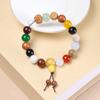 Pulsera de Cuentas de Buda de Semillas de Bodhi Dieciocho Semillas de Estilo de Celebridad de Internet, Pulsera de Cuentas de Buda de Semillas de Bodhi Dieciocho Semillas Estilo Étnico Semilla de Rudraksha al por Mayor para Hombres y Mujeres