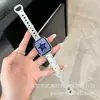 Correa de cuero doblemente tachonada con patrón de estrellas adecuada para Apple Watch 10 S11, Huawei 11, Fit5, GT6, pulsera Xiaomi