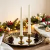 Candelabro dorado retro con forma de flor más vendido de Amazon, un accesorio vintage de estilo francés para fotografía, una decoración de resina