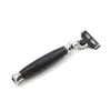 Herramientas de aseo personal para hombre Set manual de afeitado Navaja Brocha para barba de pelo de tejón Bol de almacenamiento Soporte para navaja