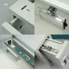 Armário de ferramentas pequeno de metal com gaveta trancável, armário baixo de alta resistência, armário de arquivos de escritório, armário de metal, aço inoxidável sob a mesa