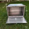 Caja de herramientas para la caja trasera de camioneta, caja de herramientas para artículos varios está equipada con almacenamiento de agua, hierro giratorio, remolque de plataforma galvanizado 30