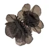 Pinza para el Cabello de Malla con Flor Grande para Otoño e Invierno para Mujer, Nuevo Pinza de Tiburón Versátil de Gama Alta para Moño, Accesorio para el Cabello