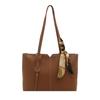 Bolsa Tote de Lenço de Seda de Alta Qualidade 2025 Nova Bolsa de Ombro de Grande Capacidade Moda Commuter Simples Bolsa de Mão Feminina
