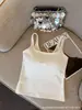 Novo Estilo Primavera e Verão Colete Vazado Borboleta, Top de Alcinha Cor Sólida Estilo Ballet Doce e Picante para Usar por Baixo e por Cima, Top Emagrecedor e Versátil