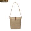 Guangzhou fábrica de lona saco de ombro das mulheres casual portátil saco de compras retro simples saco de arquivo de commuter