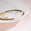 Pulsera de Piedra Ojo de Tigre Natural con Cristales Swarovski para Mujer, Estilo de Lujo Ligero de Alta Gama, Cuentas de Oración Budista, Joyería al por Mayor