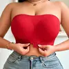 Tiro Único e Múltiplos Cruzamento Europeu e Americano Amazon temu Shein Sutiã Plus Size Feminino Tomara-que-caia Fecho Frontal Roupa Íntima Em Estoque