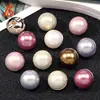 Botones de Perla Brillante Cosidos a Mano 2025 Botones Pequeños de Metal de 10 mm Botones para Cheongsam Traje Tang Botones para Camisa Botones para Falda JK