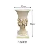 Maceta de Columna Romana Estilo Europeo, Decoración Exterior Romana Retro Europea, Exhibición de Balcón, Sala de Estar Patio Recto Metabo