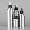 Botella de spray de aluminio 30 50 100 120 250ml botella de aluminio botella cosmética embotellada en stock una generación de cabello