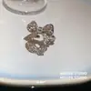 Poeta Errante~ Anillo Abierto de Encaje Vintage Calado con Lazo, Anillo de Dedo de Moda de Lujo Ligero de Gama Alta, Joyería de Moda para Mujer