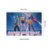 Dropshipping Transfronterizo Ídolo Virtual Popular Coreano Hunter X Hunter Patrón Kpop Tapiz Decoración Estética para el Hogar
