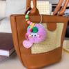 Boneca de bola de carvão de dopamina Pequeno Pingente Chaveiro Bolsa Bolsa Mochila Celular Pendurado Boneca de pelúcia fofa
