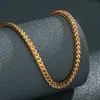 Colar masculino de aço titânio, não desbota, de alta qualidade, versátil, joias da moda hip-hop, acessórios retrô simples e únicos para mulheres