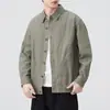 Ropa para Hombre Fengshe / Nueva Chaqueta Retro Japonesa de Trabajo para Hombre de Bolsillos Múltiples Holgada Casual Estilo Americano
