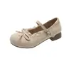 Zapatos Mary Jane de Tacón Grueso para Mujer, Nuevo Estilo Primavera 2026, Boca Baja, Modernos, Versátiles, Adecuados para Combinar con Faldas