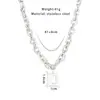Dulce genial chica caliente caramelo de roca gema cadena gruesa collar hombres y mujeres estilo frío diseño de nicho avanzado hip hop accesorios neutros
