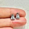 Prata Antiga Shanxi Retrô Panax Notoginseng Pingente Pequena Gota de Prata Ping An Feliz Sortudo Nafu DIY Wen Brincar Acessórios de Joia