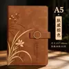 Conjunto de cadernos corporativos personalizados com design moderno de orquídea, conjunto de caixa de presente com planner criativo, caderno de presente para reconhecimento de cliente