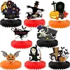 Decoraciones de Calabaza Adecuadas para Mesas de Halloween, Decoraciones de Mesa con Temática de Brujas, Decoraciones con Forma de Calabaza