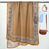 Bufanda Larga Estilo Coreano Primavera y Verano Retro para Mujer con Diseño Personalizado Bufanda Estampado de Cadena Moda Elegante Bufanda a Juego