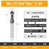 Suzhou Sanjun 58 grados R1 cabeza de bola Zhuzhou Serie GM fresa de bola acabado de molde CNC Cortador CNC fresa de carburo de tungsteno