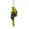 Producto de tendencia en comercio exterior transfronterizo: colgante acrílico para coche con forma de pájaro, llavero para coche, venta al por mayor