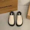 Pantuflas Cerradas Estilo Birkenstock de Cuero Sintético Retro con Suela Gruesa para Mujer, Nuevo Modelo Primavera/Verano 2026, Sandalias Perezosas de Exterior que Aumentan la Altura