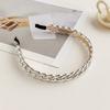 Internet Celebrant Moda Cadeia Headband Estilo Coreano Feminino Distintivo Exagerado All-match Headband Grampos de Cabelo 2023 Novos Acessórios de Cabelo da Moda Headwear