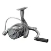 Carrete de Spinning, Carrete de Pesca, Carrete Pequeño para Señuelos de Golf, Carrete de Pesca con Bobina Negra de Metal, Pesca en el Mar, Carrete de Pesca Negro, Lanzamiento a Larga Distancia, Micro-Pesca