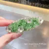 Pinzas para el cabello de pedrería brillante de lujo estilo coreano Dongdaemun Primavera 2026 para mujer, Colección de accesorios para el cabello de la frente