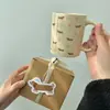 Celebridad de Internet Cachorro Salchicha Lindo Alto Valor de Color Taza de Agua para el Hogar Regalo Personal de Negocios Taza de Regalo de Acompañamiento Estilo Ins