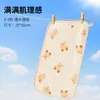 Toalla de mano de crepé de algodón puro, toalla facial, toalla suave y absorbente Clase A para bebés y niños, para colgar y portátil