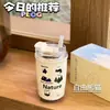 Caneca Térmica Casal Desenho Animado Aço Inoxidável Alta Aparência com Infusor de Chá Simples Conveniente Logo Presente Copo de Água