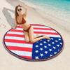 Exportado para a Europa e os Estados Unidos toalha de praia macia absorvente secagem rápida tapete de yoga microfibra toalha de praia redonda 150*150