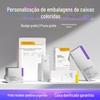Caixa de cor cosmética caixa de embalagem caixa de papelão branco caixa dobrável personalizada fábrica de impressão creme para máscara caixa de cartão branco personalizada