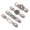 Clip de Hebilla para Chal Suéter Retro de Comercio Exterior Broche de Flor Europeo y Americano Clip para Mujer Clip para Cuello de Cárdigan Estilo Americano Flor de Gota de Aceite Hebilla para Bufanda de Seda
