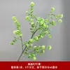 Pico de bambu de galho alto céu estrelado dente-de-leão verde escuro verde claro estilo floresta celebração de casamento decoração marcador de corredor arranjo de flores teto alto material de folha