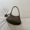 Bolso de mano de alta gama, de nicho, con patrón tejido para mujer, nuevo de moda 2026, bolso de hombro para el día a día, bolso de axila, bolso tote y bolso cesta