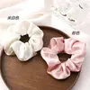 Estilo Ballet Leite Xadrez Indústria Pesada Renda Estilo Coreano Elástico de Cabelo Intestino Grosso Fofo Cremoso Doce Menina Corda de Cabelo